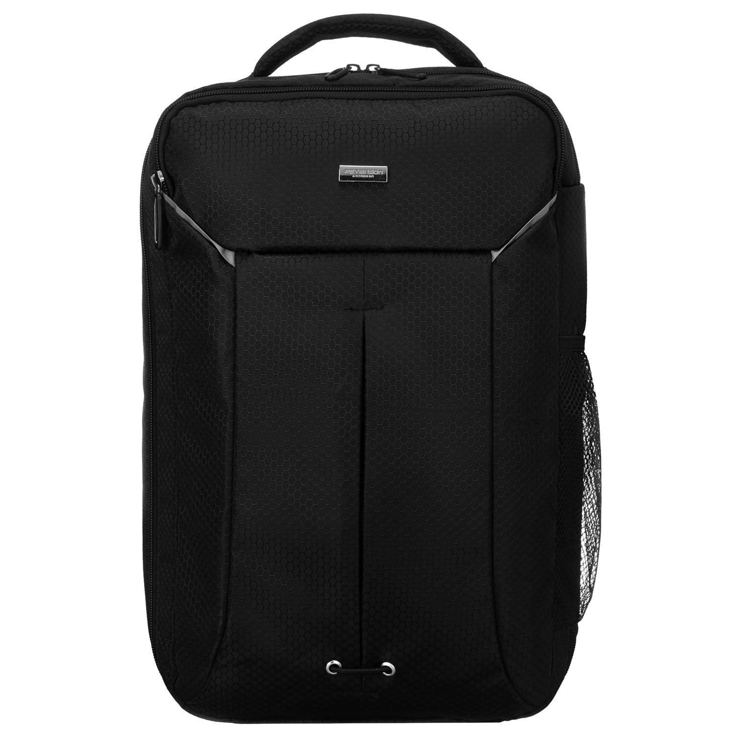 Mugursoma unisex Peterson, melna K3