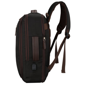 Juoda poliesterio kuprinė Peterson H47