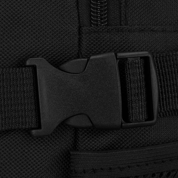 Mugursoma unisex Peterson, melna K49