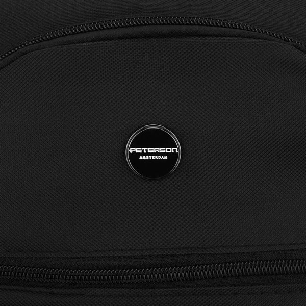 Mugursoma unisex Peterson, melna K49