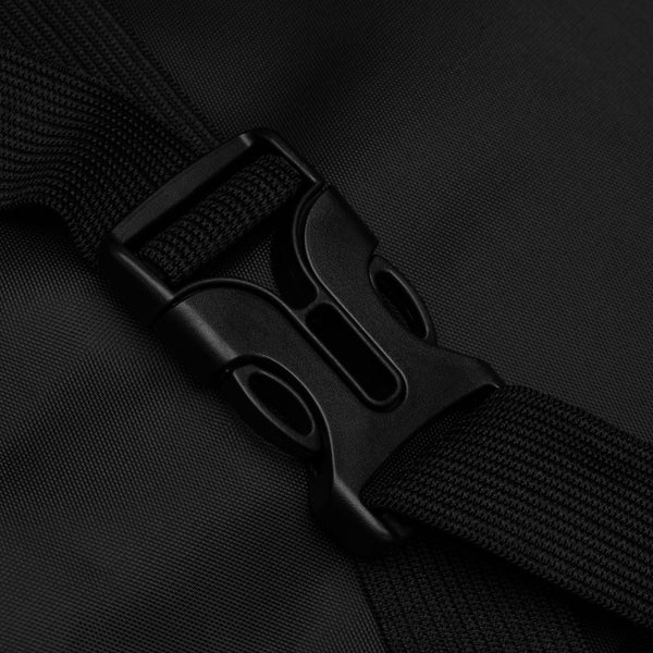 Vidēja izmēra unisex mugursoma Peterson, melna N516