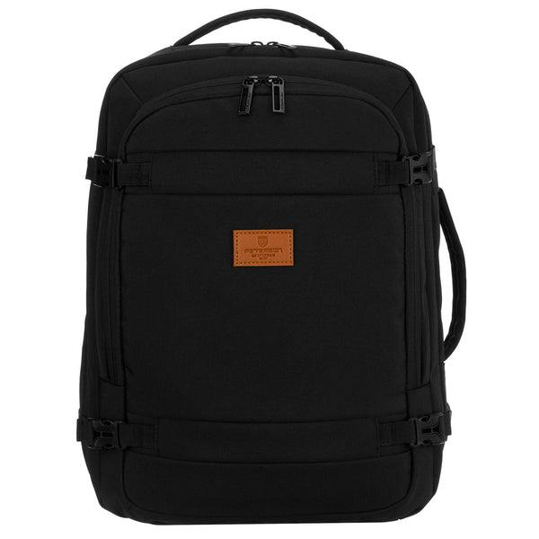 Vidēja izmēra unisex mugursoma Peterson, melna N516