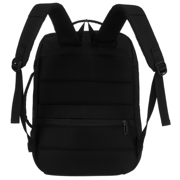 Vidēja izmēra unisex mugursoma Peterson, melna N516