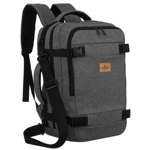 Mugursoma unisex Peterson, pelēka K8