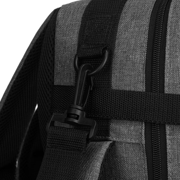 Mugursoma unisex Peterson, pelēka K8
