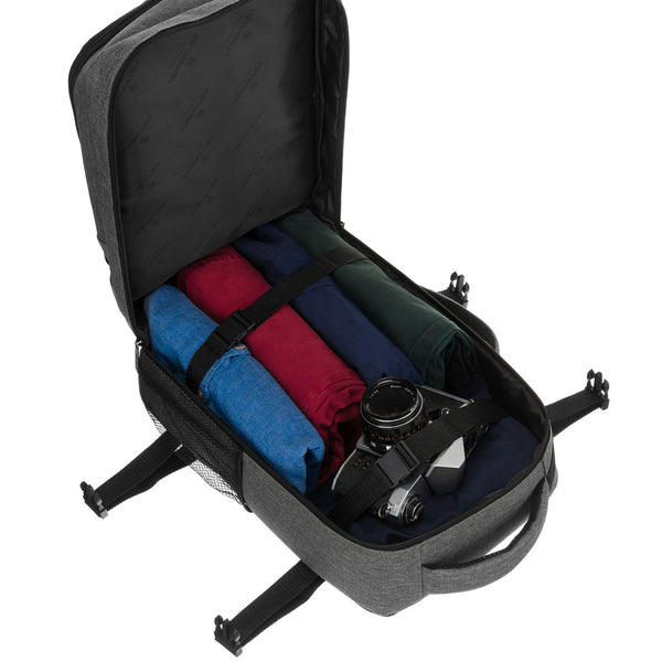 Mugursoma unisex Peterson, pelēka K8