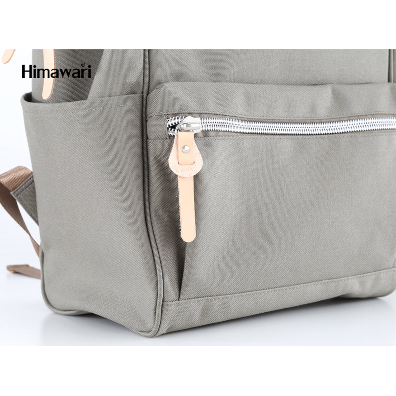 Pilka mokyklinė kuprinė Himawari