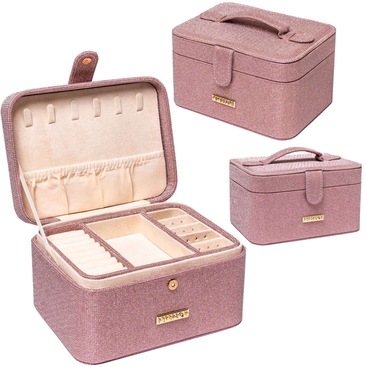 Rotaslietu kastīte sievietēm Peterson, rozā krāsā.