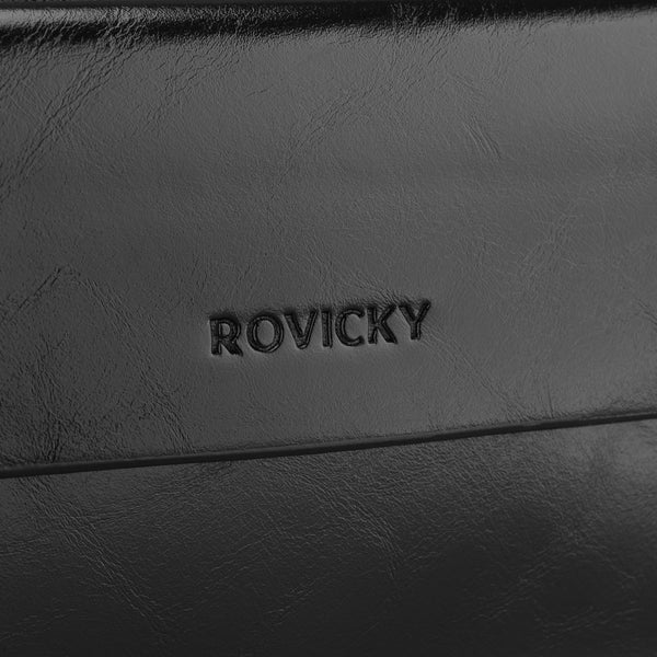 Vīriešu rokassoma no mākslīgās ādas Rovicky, melna AX25