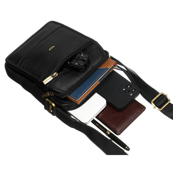 Vīriešu soma Peterson, melna R373