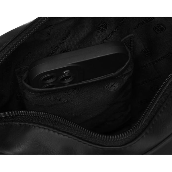 Vīriešu rokassoma Peterson, melna R4
