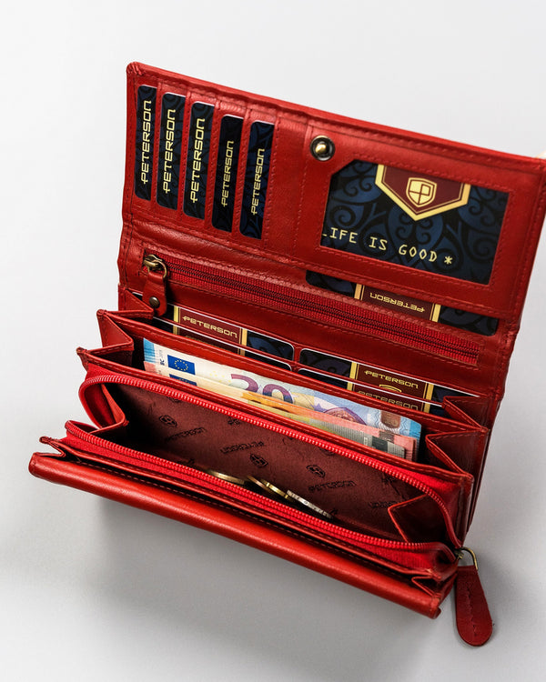 Īstas ādas sieviešu maks Peterson L9 N347