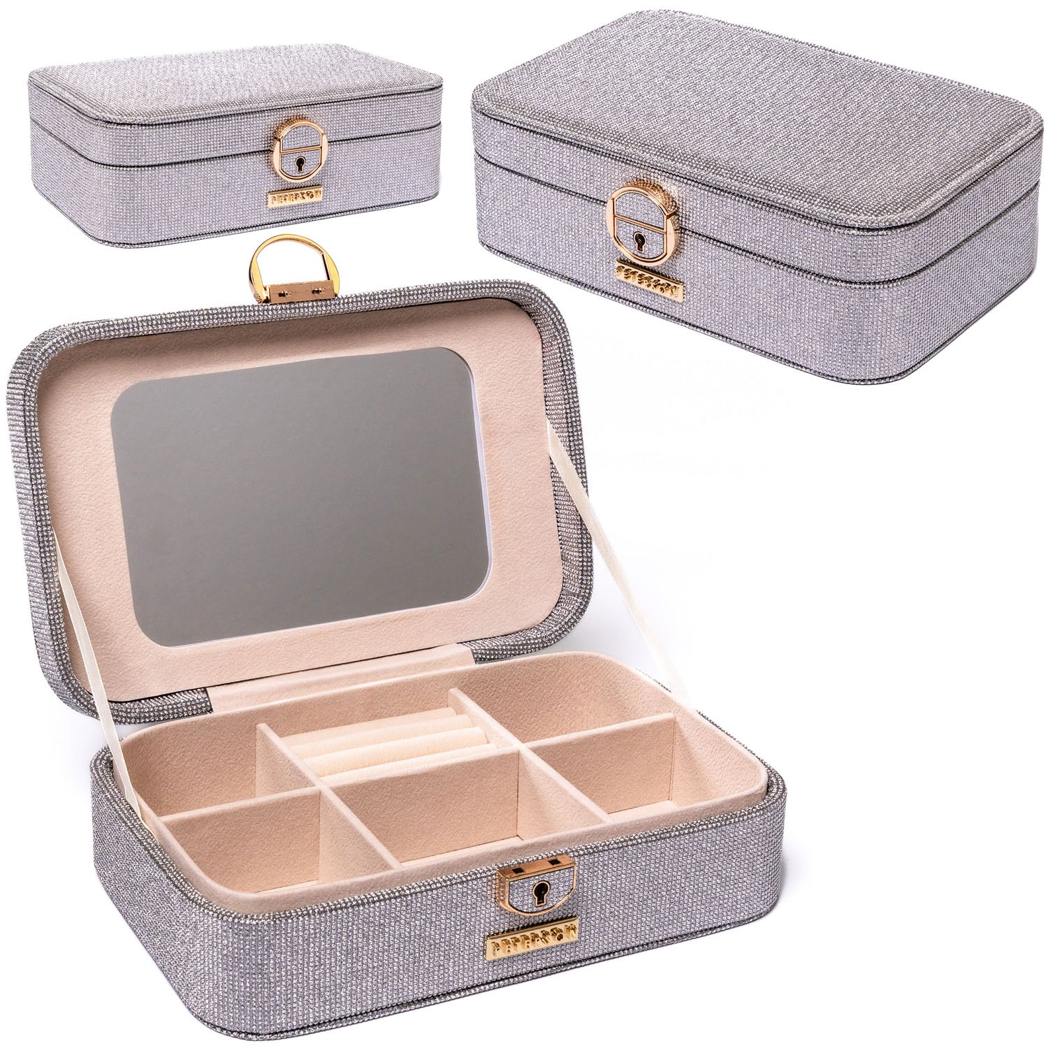 Peterson sieviešu rotaslietu kārba, pelēka.