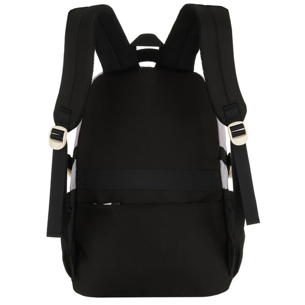 Vidēja izmēra unisex mugursoma Peterson, pelēkmelna