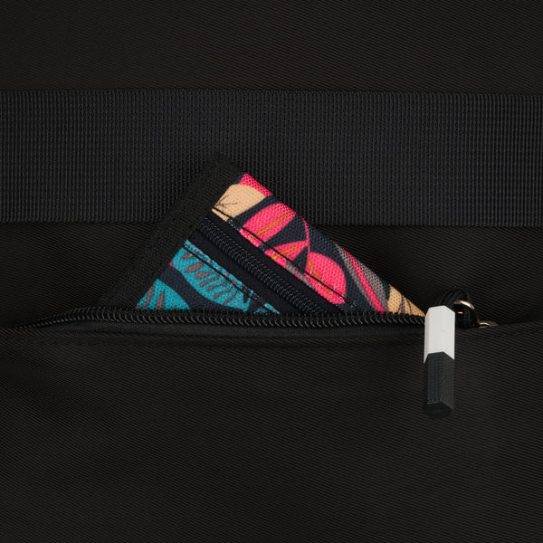 Vidēja izmēra unisex mugursoma Peterson, pelēkmelna