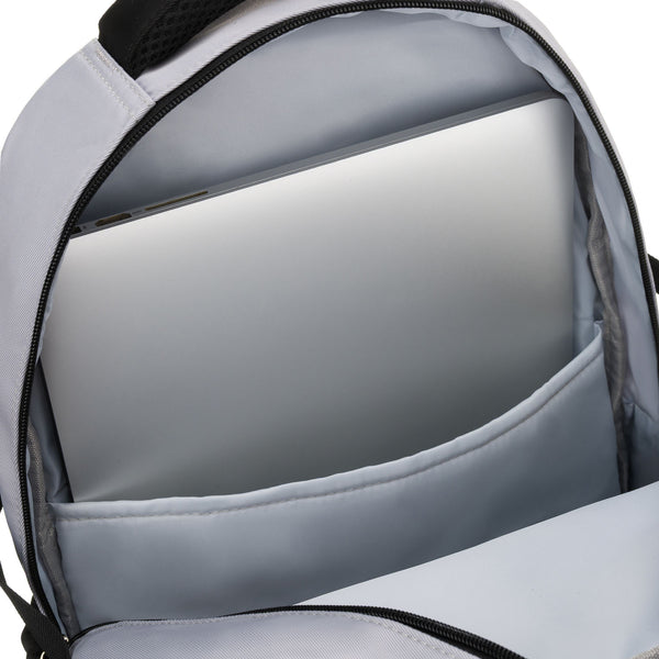 Vidēja izmēra unisex mugursoma Peterson, pelēkmelna