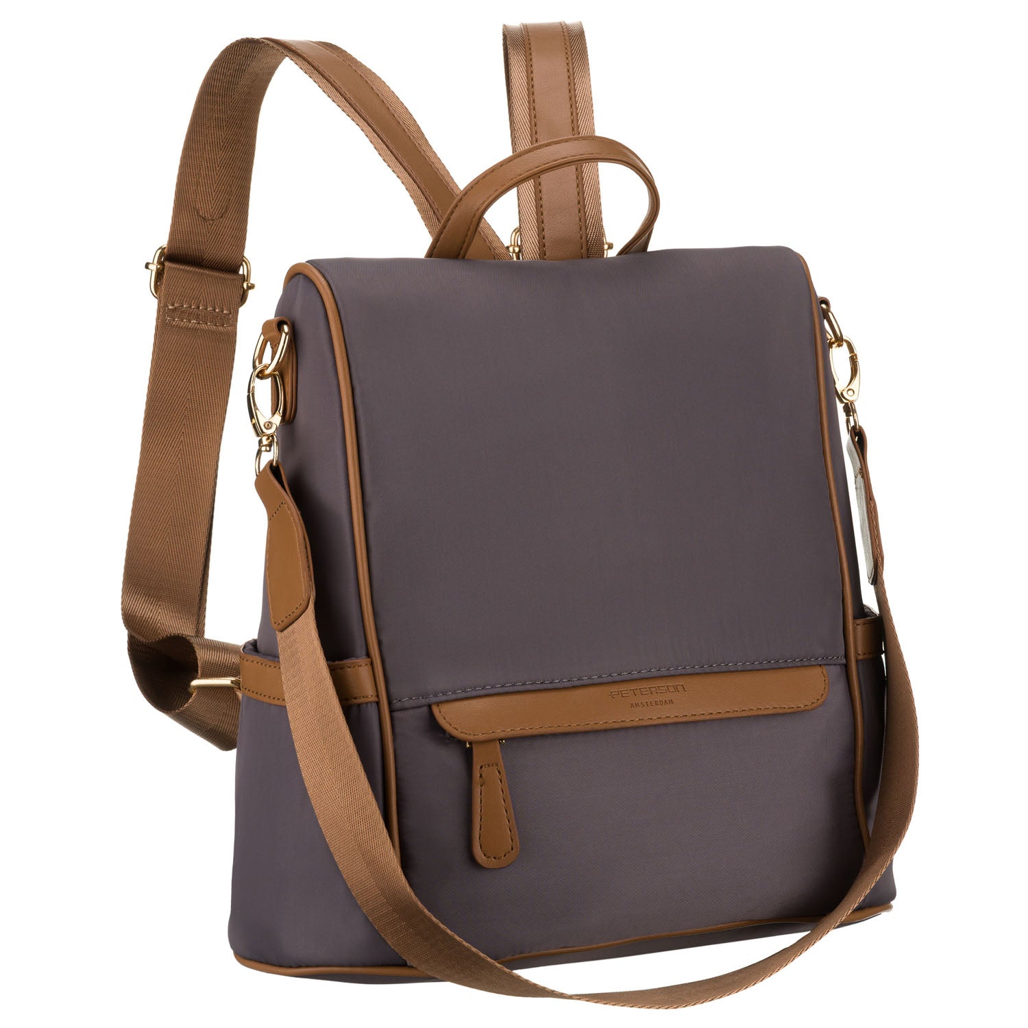 Sieviešu mugursoma Peterson, pelēka K43