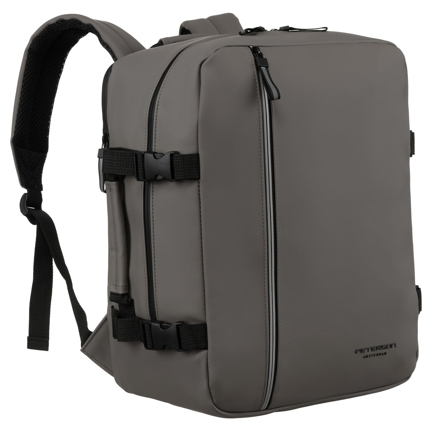 Liela unisex mugursoma Peterson, pelēka