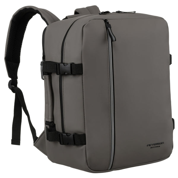 Liela unisex mugursoma Peterson, pelēka