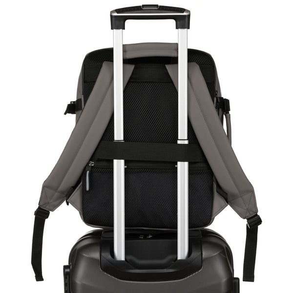 Liela unisex mugursoma Peterson, pelēka