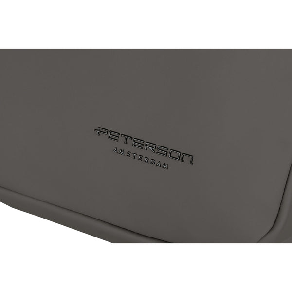 Liela unisex mugursoma Peterson, pelēka
