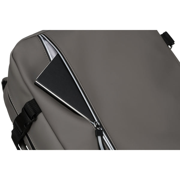 Liela unisex mugursoma Peterson, pelēka