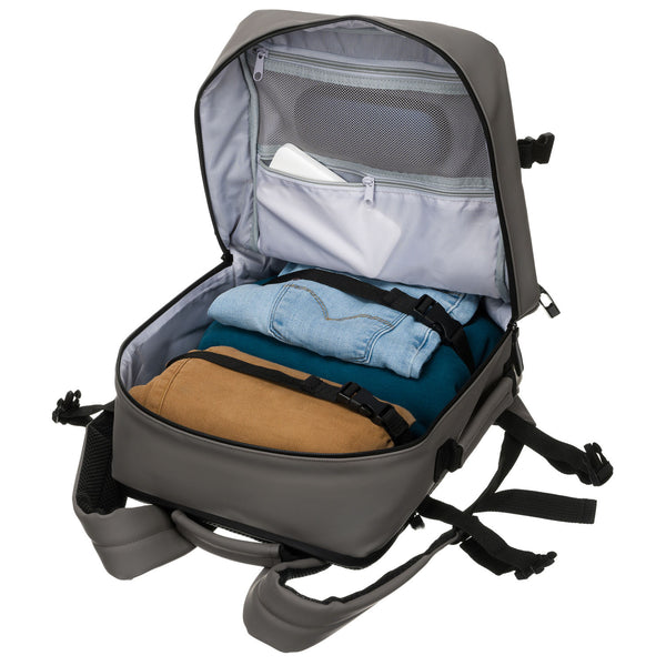 Liela unisex mugursoma Peterson, pelēka