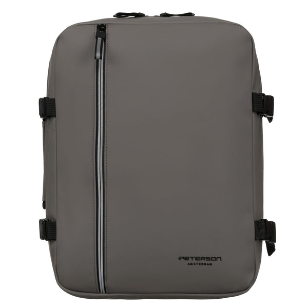 Liela unisex mugursoma Peterson, pelēka