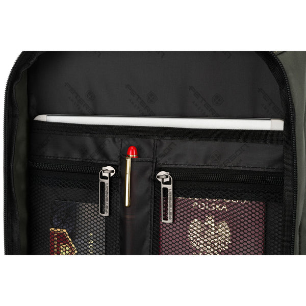 Unisex mugursoma Peterson, pelēka K10