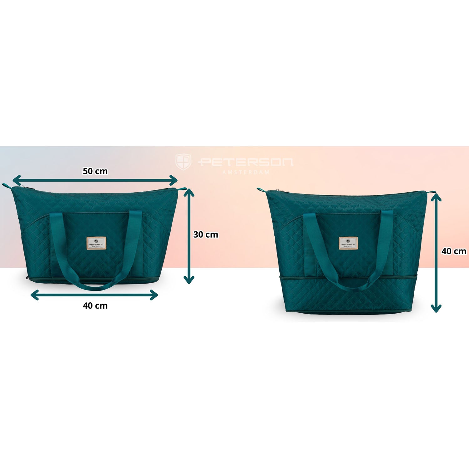 Liela sporta soma Peterson, zaļa AX50