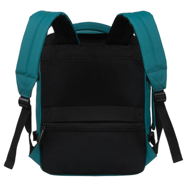 Vidēja izmēra unisex mugursoma Peterson, tirkīza krāsā