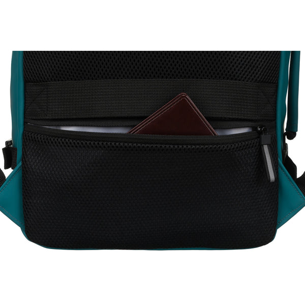 Vidēja izmēra unisex mugursoma Peterson, tirkīza krāsā