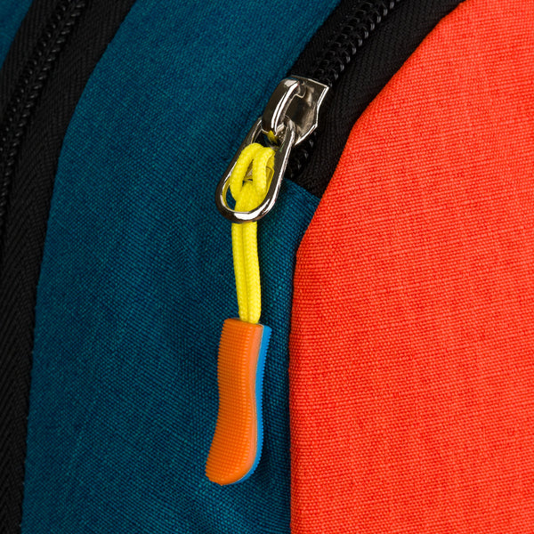 Unisex mugursoma Peterson, tumši zili oranža K1