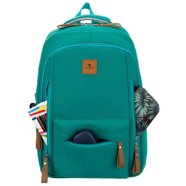 Vidēja izmēra unisex mugursoma Peterson, zaļa