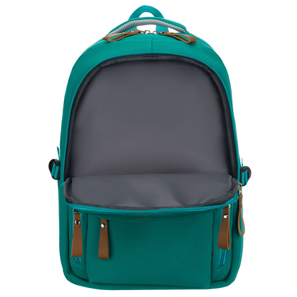 Vidēja izmēra unisex mugursoma Peterson, zaļa