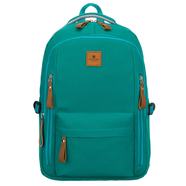 Vidēja izmēra unisex mugursoma Peterson, zaļa