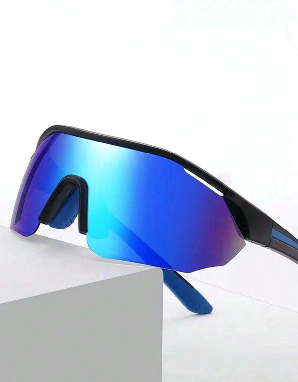 Polarizētas sporta saulesbrilles vīriešiem B58 zilas 