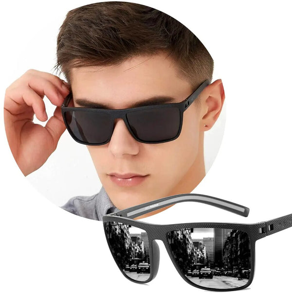 Polarizētas sporta saulesbrilles vīriešiem G55 melnas