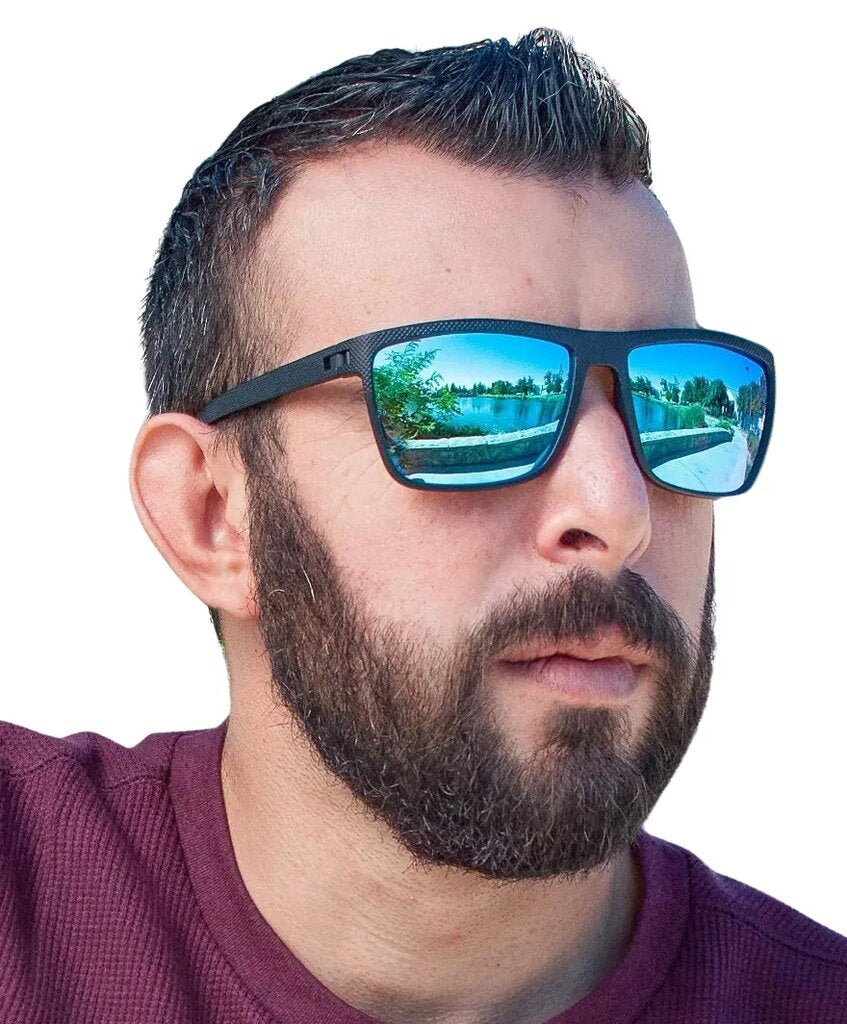 Polarizētas sporta saulesbrilles vīriešiem G55 zilas