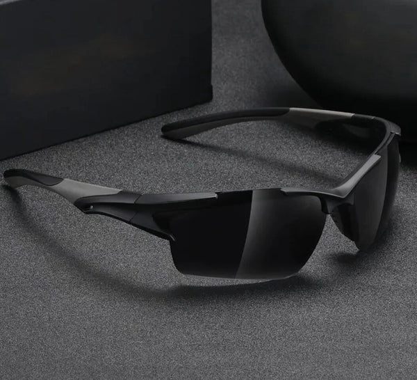 Polarizētas sporta saulesbrilles vīriešiem H17 melnas