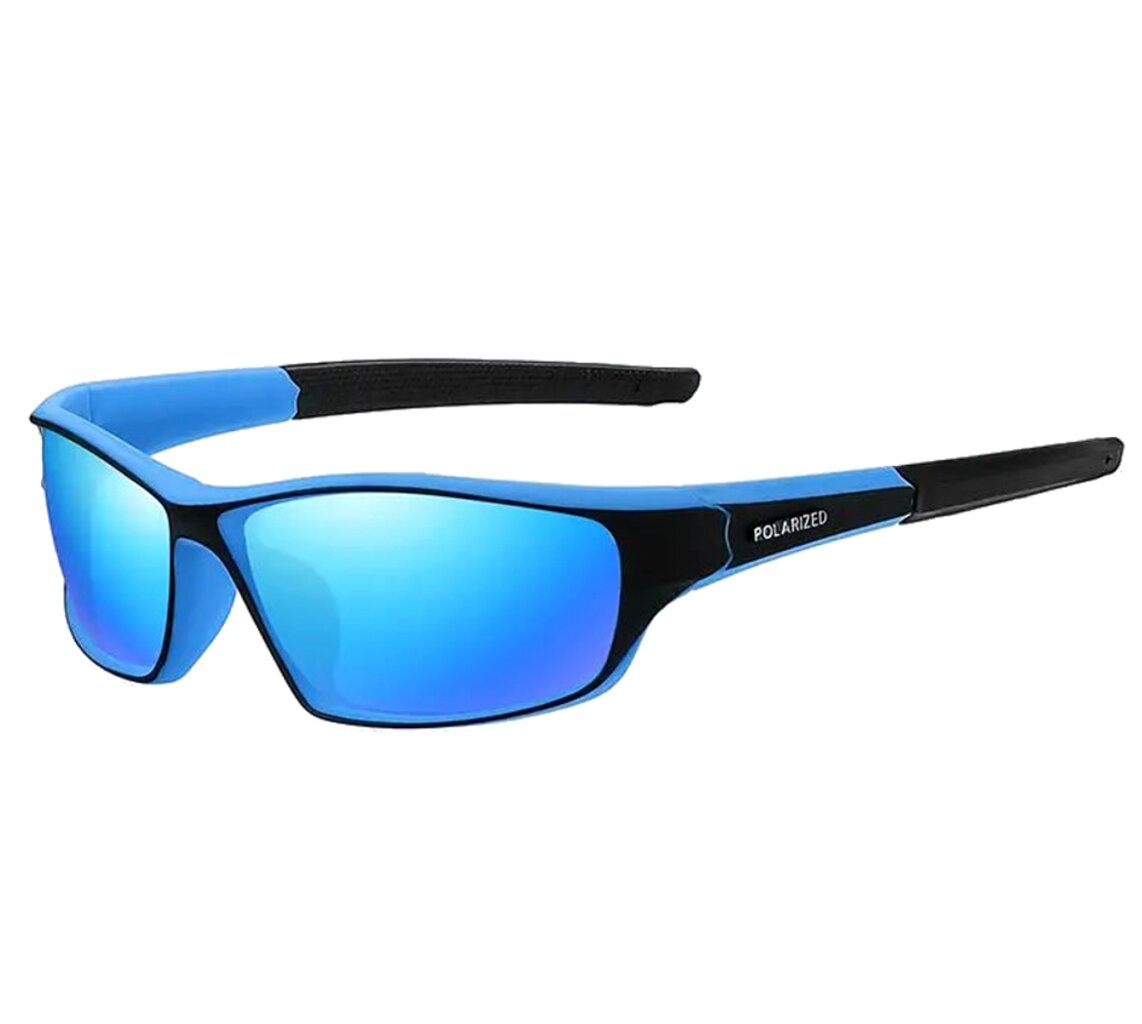 Polarizētas sporta saulesbrilles vīriešiem H25 zilas