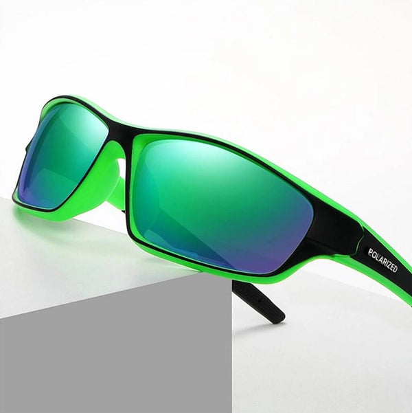Polarizētas sporta saulesbrilles vīriešiem H25 zaļas