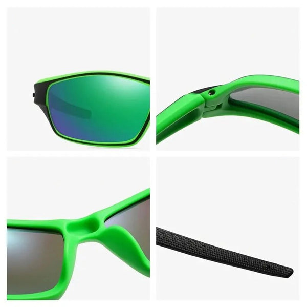 Polarizētas sporta saulesbrilles vīriešiem H25 zaļas