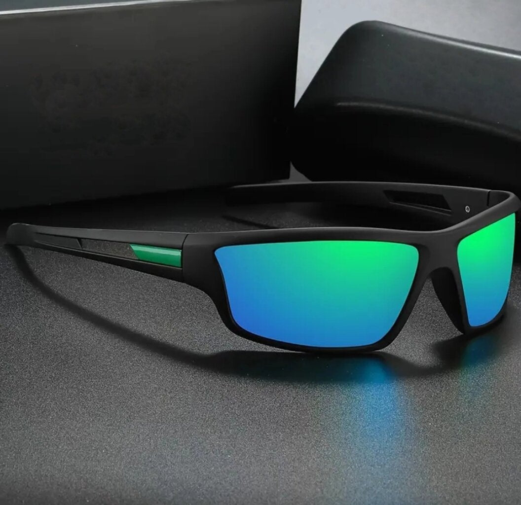 Polarizētas sporta saulesbrilles vīriešiem, M17, zaļas