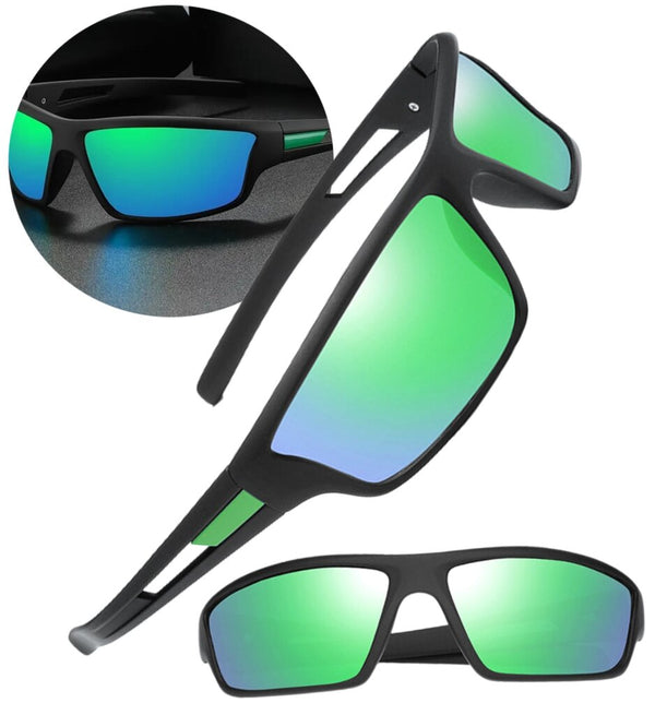 Polarizētas sporta saulesbrilles vīriešiem, M17, zaļas
