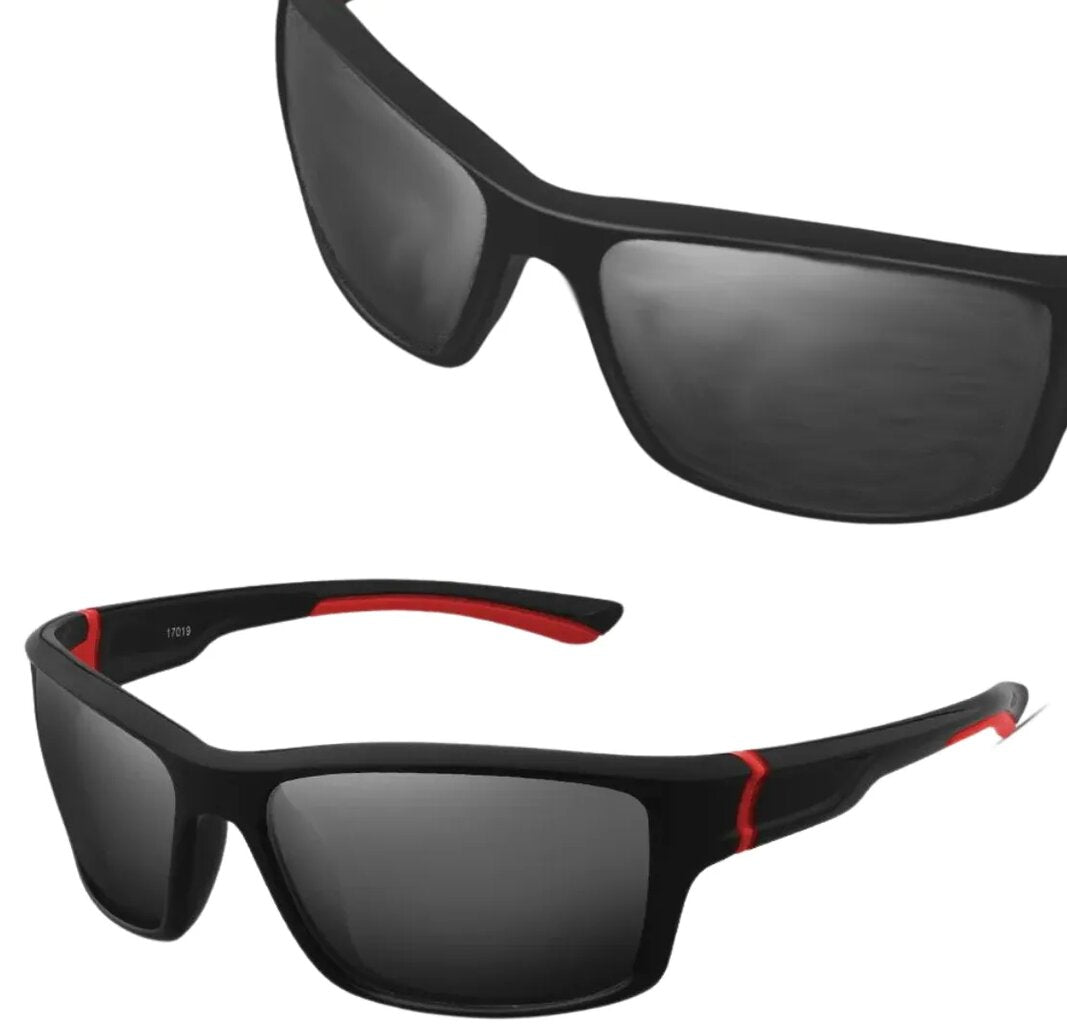 Polarizētas sporta saulesbrilles vīriešiem N43 melnas