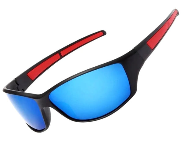 Polarizētas sporta saulesbrilles vīriešiem O40 zilas