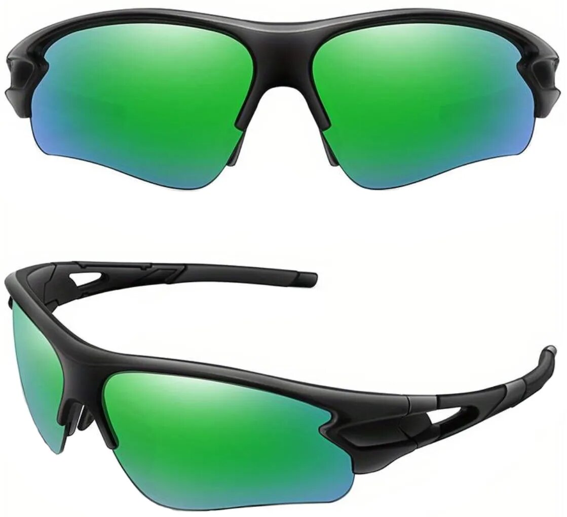 Polarizētas sporta saulesbrilles vīriešiem S10 zaļas N171