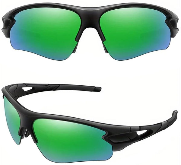 Polarizētas sporta saulesbrilles vīriešiem S10 zaļas N171
