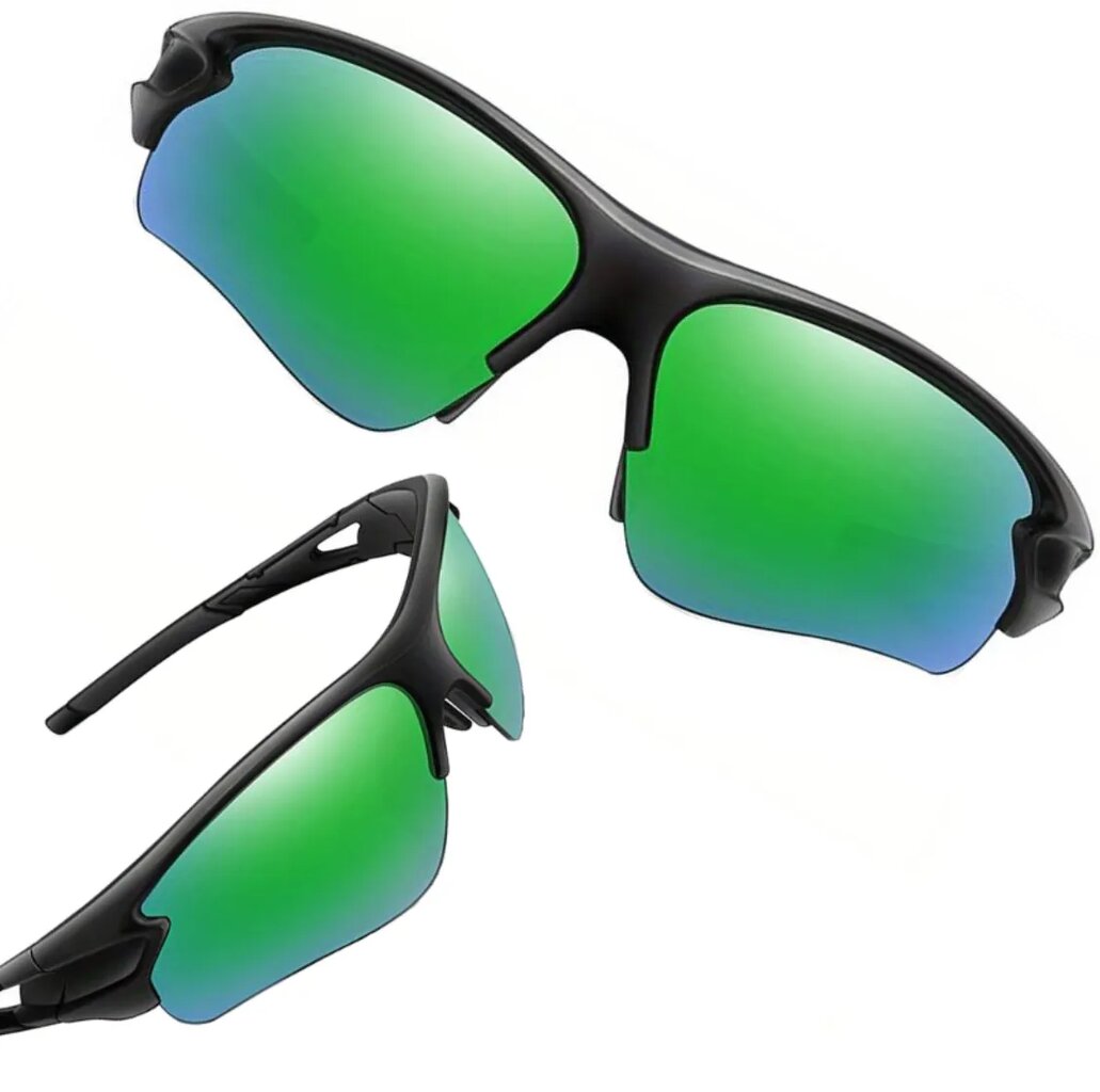 Polarizētas sporta saulesbrilles vīriešiem S10 zaļas N171